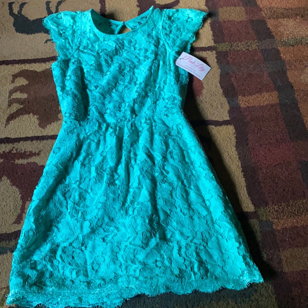 Teal dress